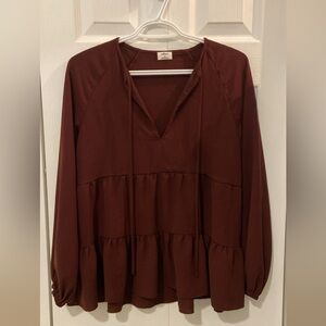 Wilfred tiered blouse